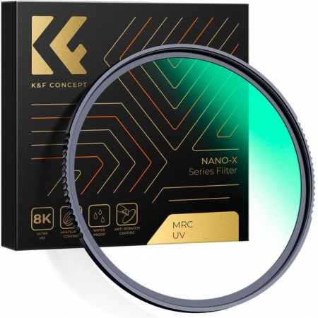 K&F Concept XU05 86mm MCUV Filter, 28 Multi-Layer Coatings, Ultra-Slim Nano-X KF01.1413